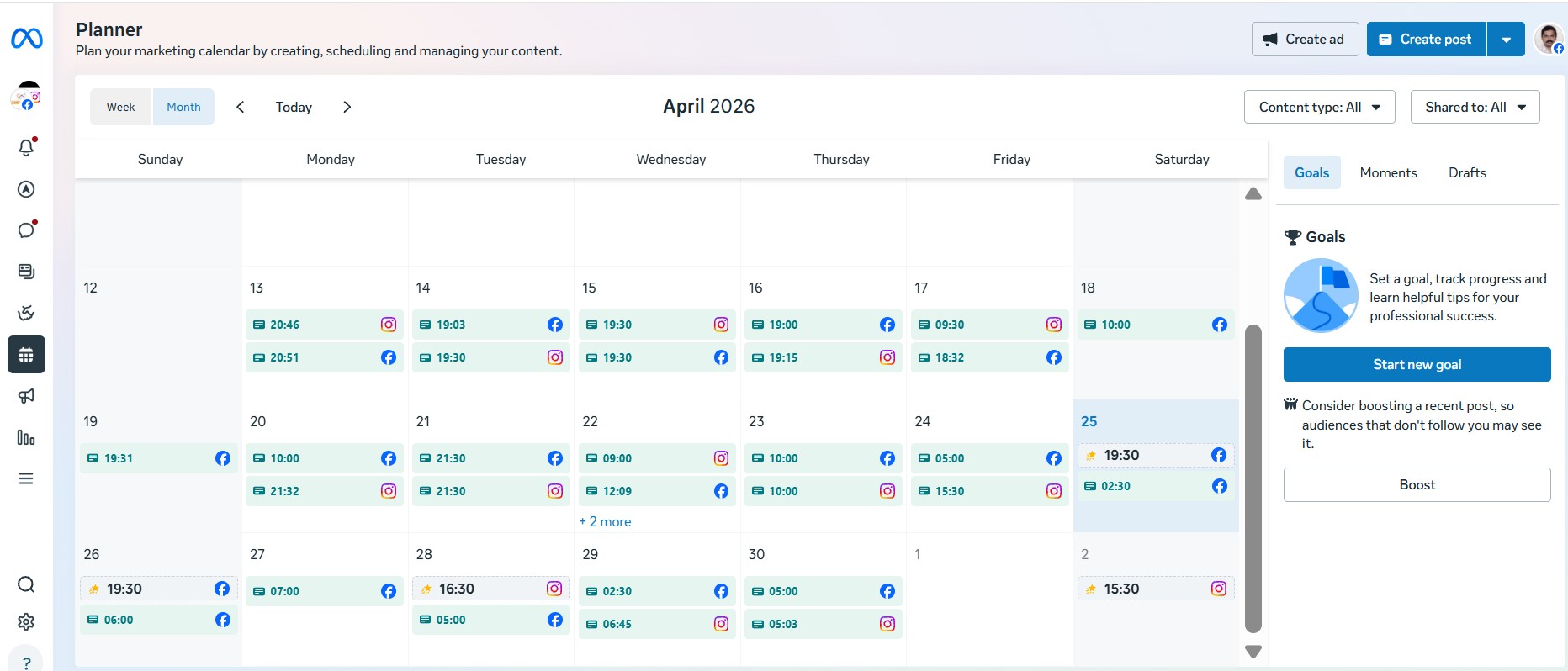 Chandumama content planning calendar