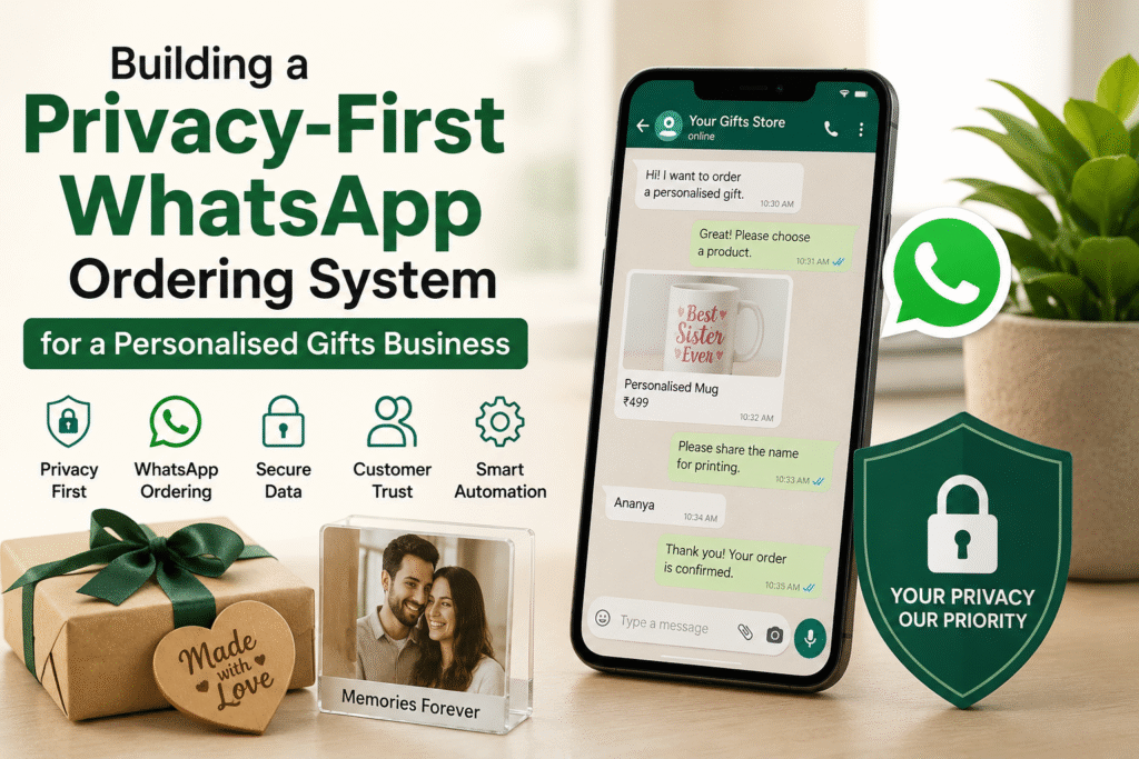 Building a Privacy-First WhatsApp Ordering System for a Personalised Gifts Business Privacy-First WhatsApp Ordering System